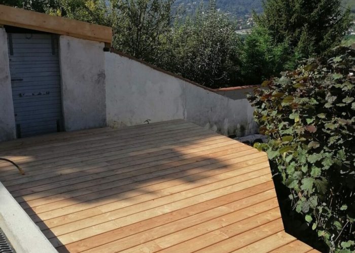 terrasse en bois C2C Charpentier couvreur zingueur lyon