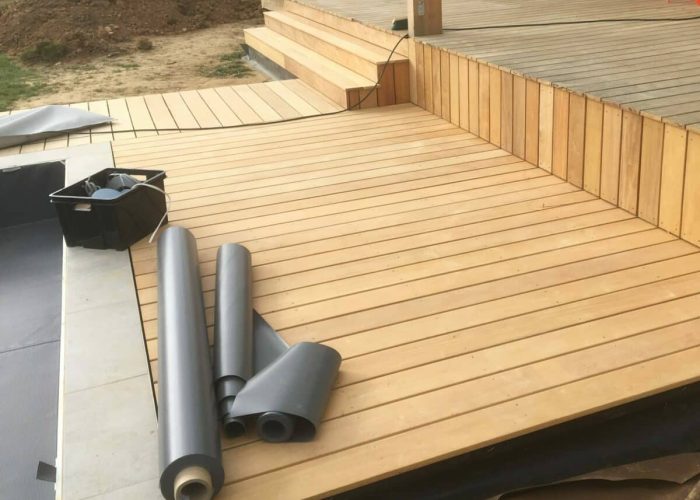 pose de terrasse extérieur - C2C Charpentier couvreur zingueur lyon
