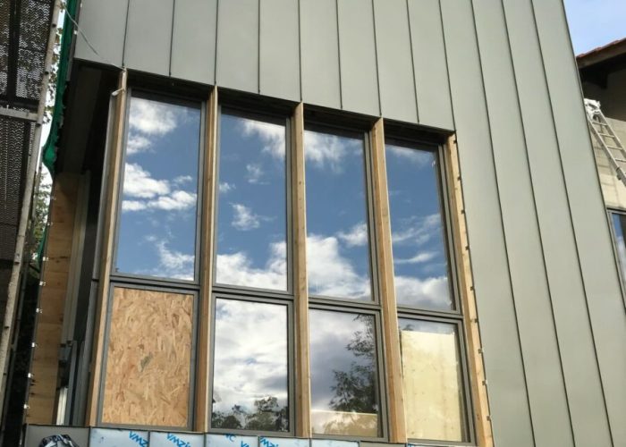habillage mur exterieur C2C Charpentier couvreur zingueur lyon